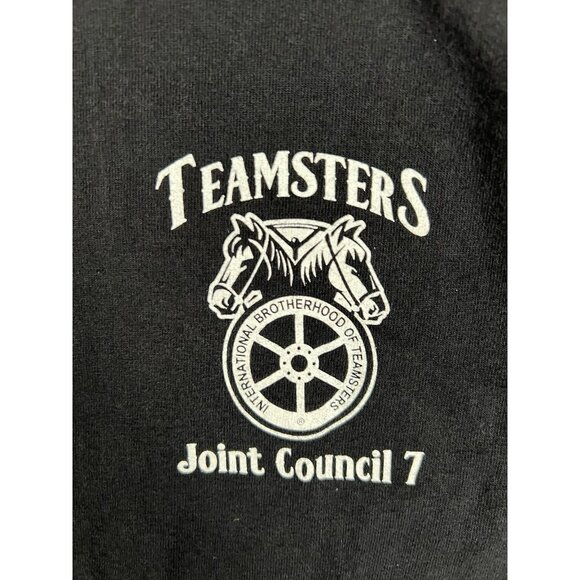 SF Giants Oakland A’s Day at the Coliseum Teamsters Joint Council T-Shirt Small - Picture 3 of 8